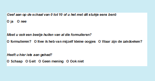 Evaluatie